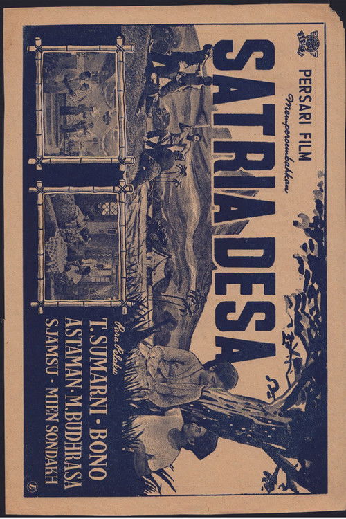 Satria Desa (1952) poster