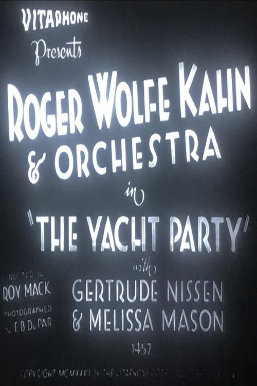 The Yacht Party (1932) poster