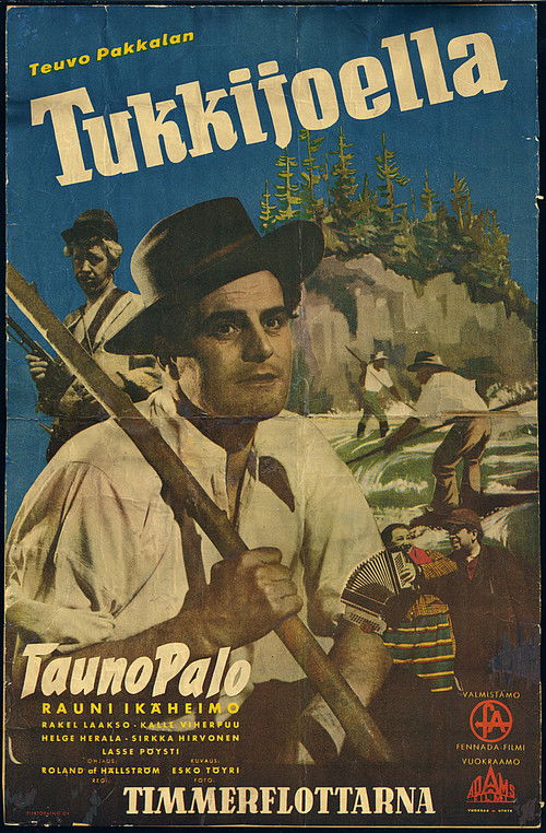 Tukkijoella (1951) poster