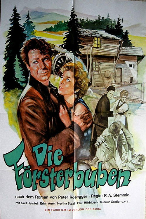 Die Försterbuben (1955) poster