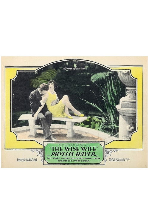 The Wise Wife (1927) poster