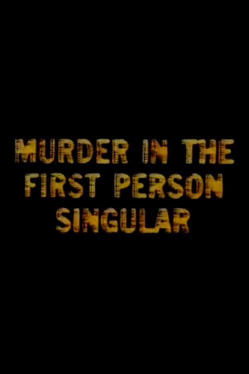 Murder in the First Person Singular (1974) poster