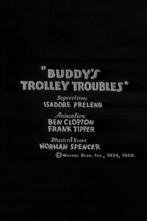 Buddy's Trolley Troubles (1934) poster