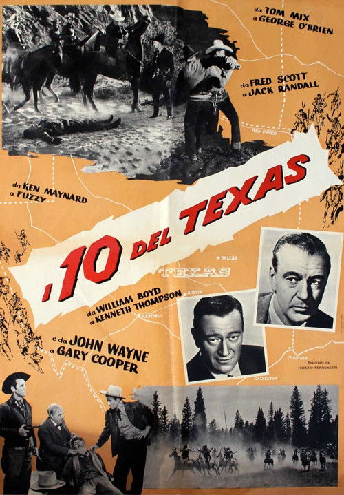 The 10 from Texas (1961) poster