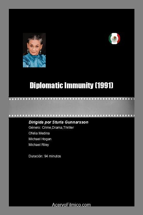 Diplomatic Immunity (1992) poster