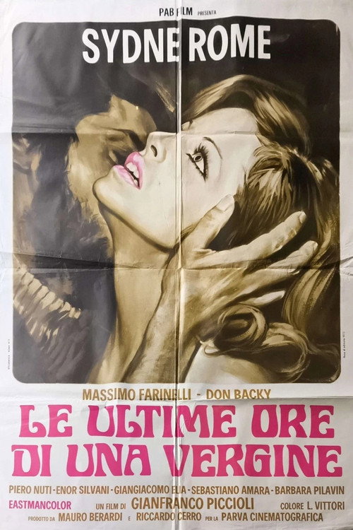 Le ultime ore di una vergine (1972) poster