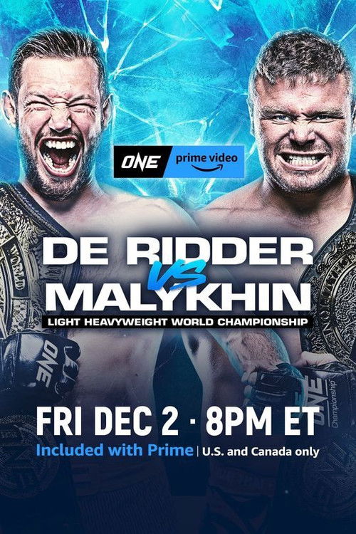 ONE on Prime Video 5: De Ridder vs. Malykhin (2022) poster