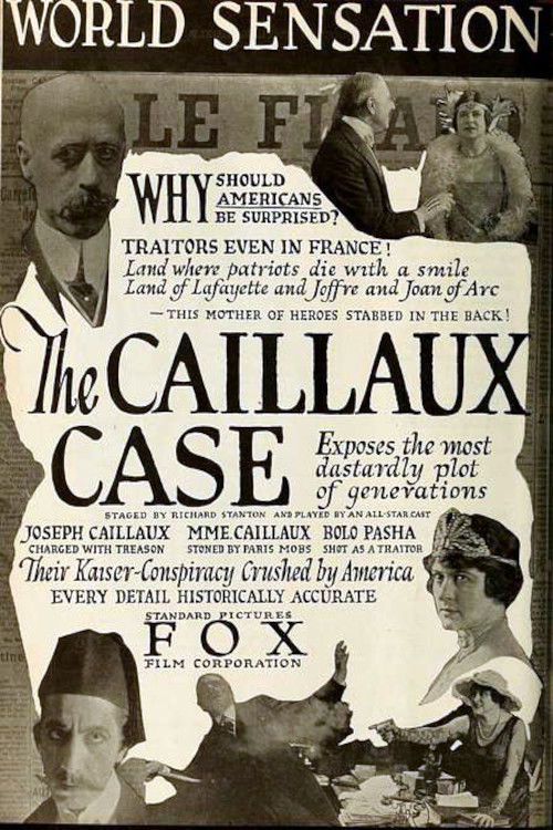 The Caillaux Case (1918) poster