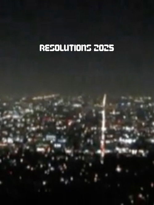 Resolutions 2025 poster