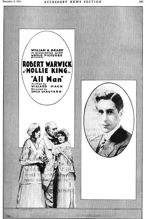 All Man (1916) poster