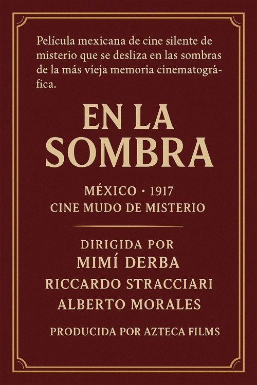 En la sombra (1917) poster