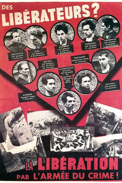 Les Résistants de l'Affiche Rouge (2023) poster