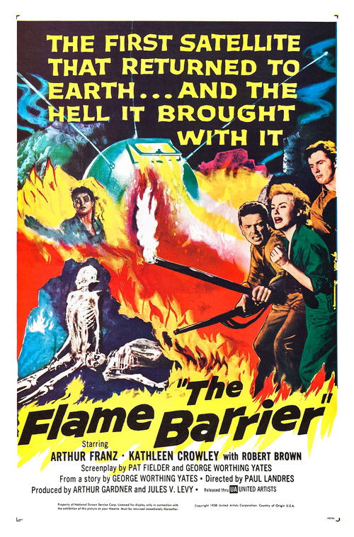 The Flame Barrier (1958) poster