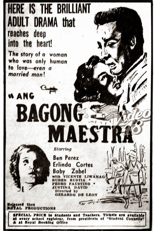 Ang Bagong Maestra (1953) poster