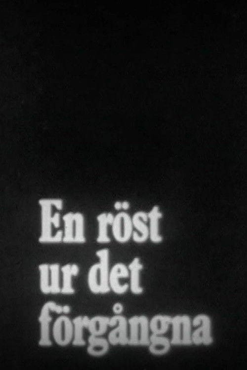 En röst ur det förgångna (1971) poster