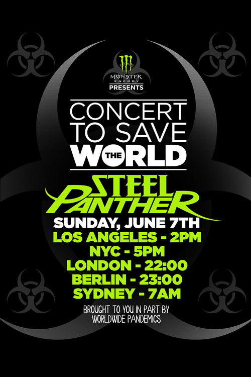 Steel Panther - Concert To Save The World (2020) poster