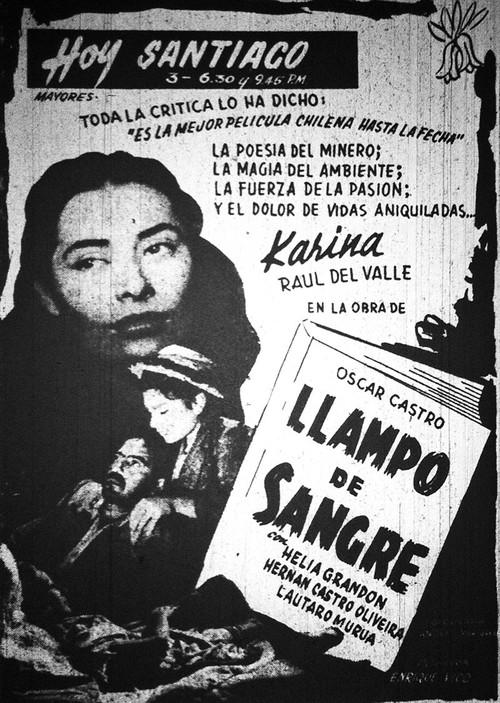 Llampo de sangre (1954) poster