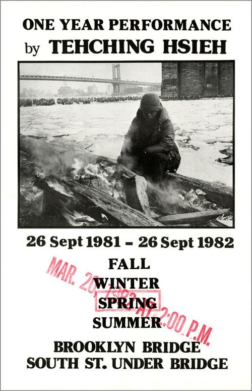 Tehching Hsieh: One Year Performance, Outdoor Piece 1981 - 1982 (1982) poster