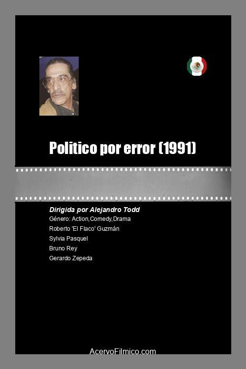 Politico por error (1991) poster