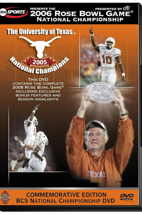 2006 Rose Bowl Game National Championship poster