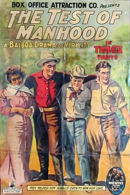The Test of Manhood (1914) poster