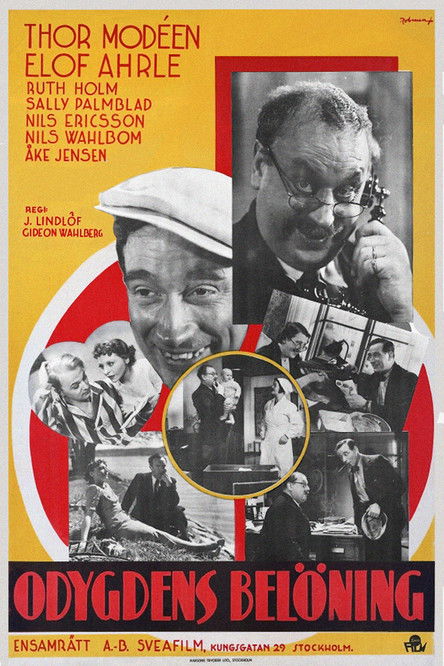 Odygdens belöning (1937) poster