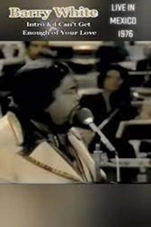 Barry White Mexico 1976 (1976) poster