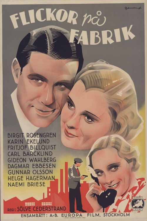 Flickor på fabrik (1935) poster