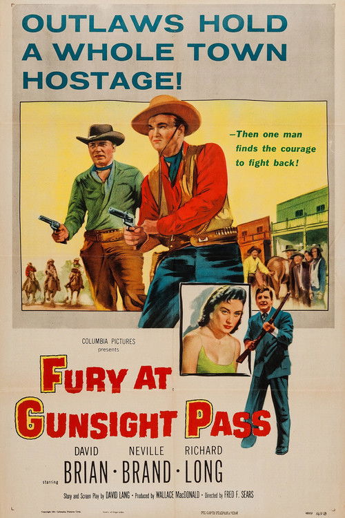 Fury at Gunsight Pass (1956) poster