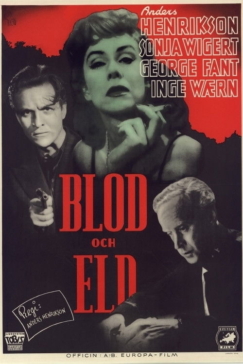 Blod och eld (1945) poster
