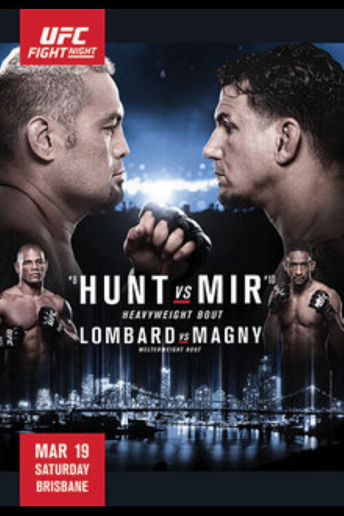 UFC Fight Night 85: Hunt vs. Mir (2016) poster
