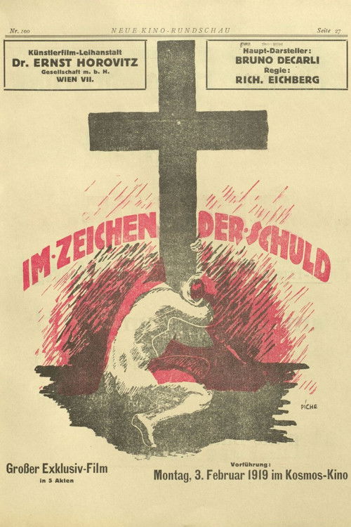 Im Zeichen der Schuld (1918) poster