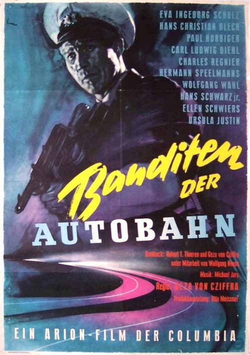 Banditen der Autobahn (1955) poster
