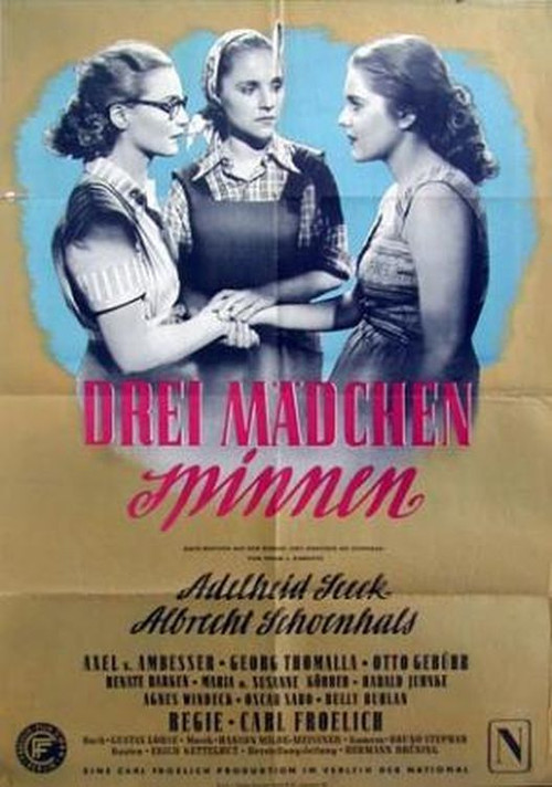 Drei Mädchen spinnen (1950) poster
