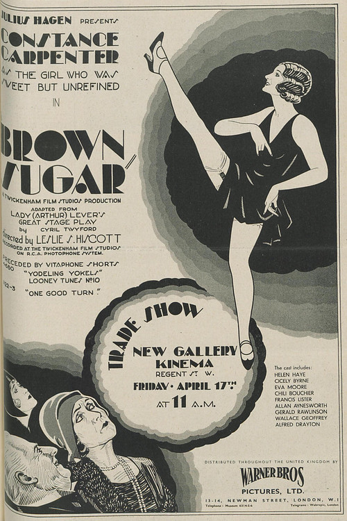 Brown Sugar (1931) poster