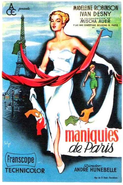 Mannequins of Paris (1956) poster