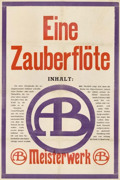 The Song of the Wildwood Flute (1910) poster