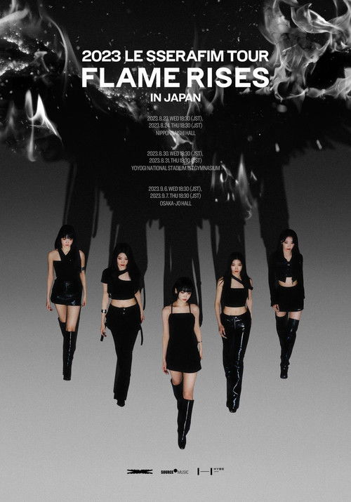 2023 LE SSERAFIM TOUR 'FLAME RISES' IN JAPAN (2023) poster