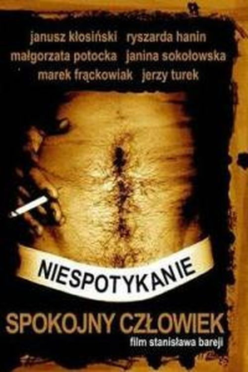 Niespotykanie spokojny człowiek (1975) poster