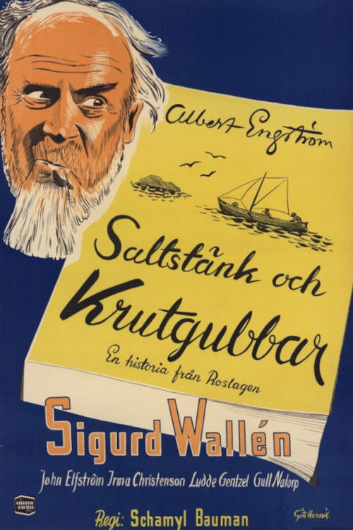 Saltstänk och krutgubbar (1946) poster