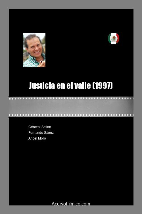 Justicia en el valle (1997) poster