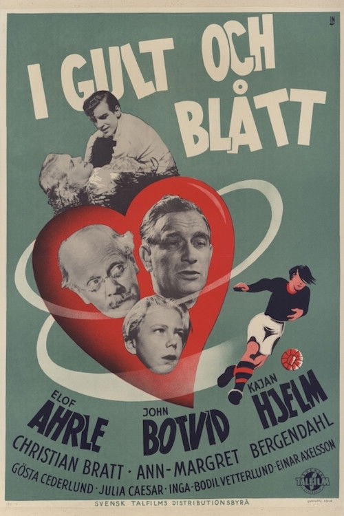 I gult och blått (1942) poster
