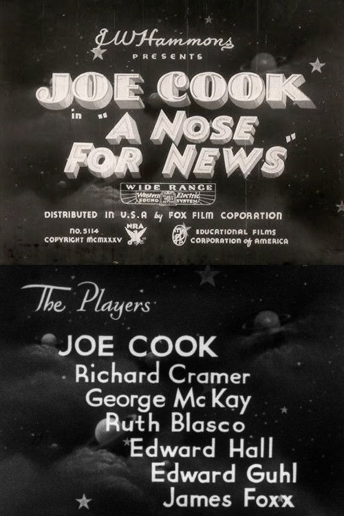 A Nose for News (1935) poster