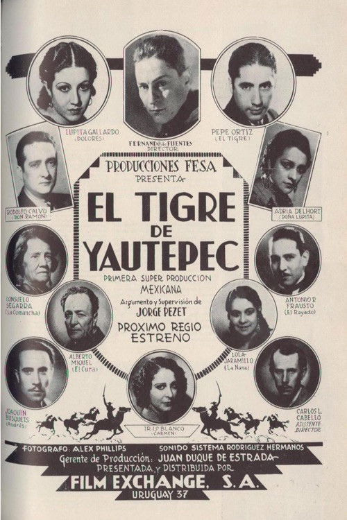 El tigre de Yautepec (1933) poster