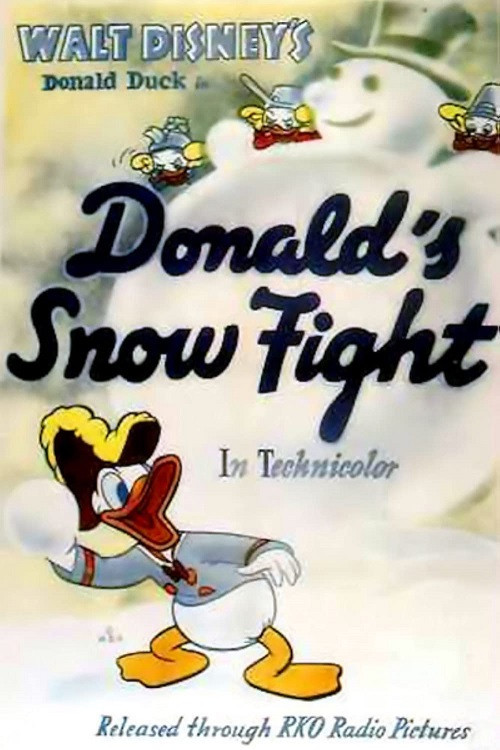 Donald's Snow Fight (1942) poster