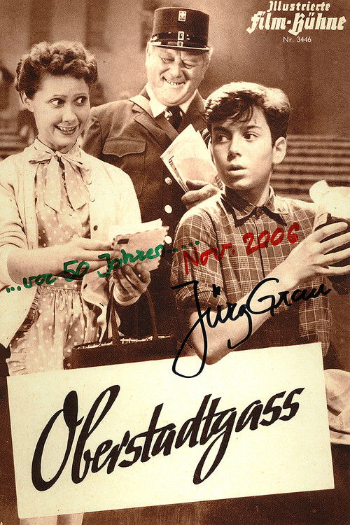Oberstadtgass (1956) poster