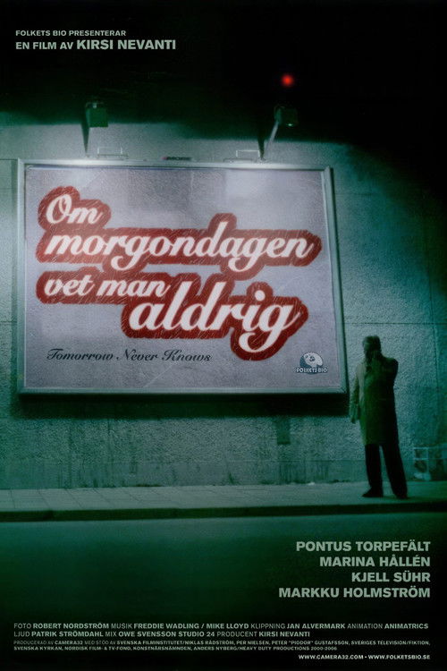 Om morgondagen vet man aldrig (2007) poster