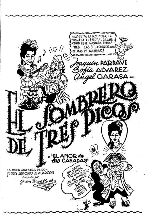 El sombrero de tres picos (1944) poster