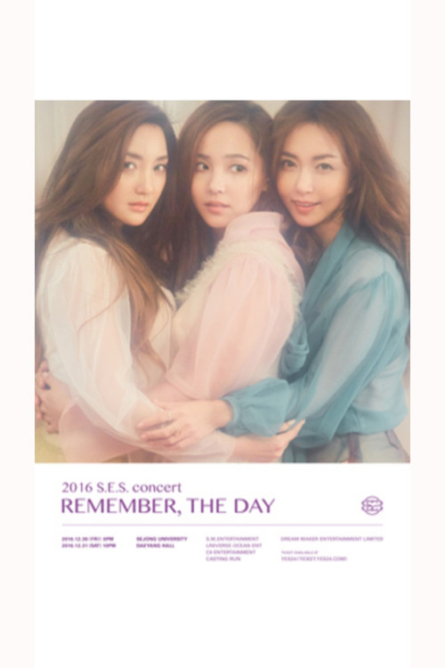 2016 S.E.S Concert - Remember the Day (2016) poster
