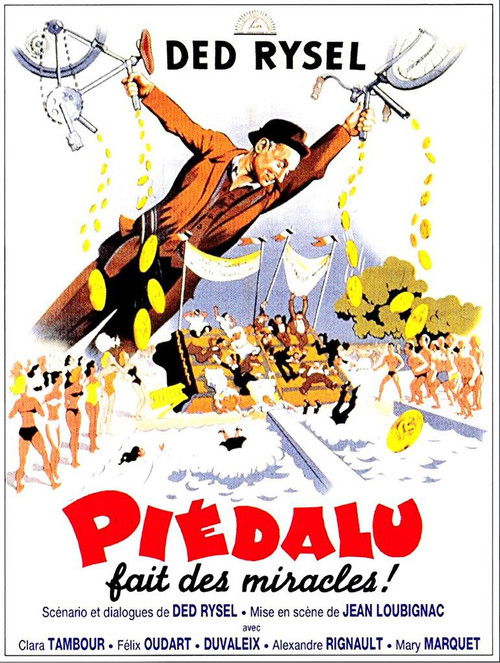 Piédalu fait des miracles (1952) poster